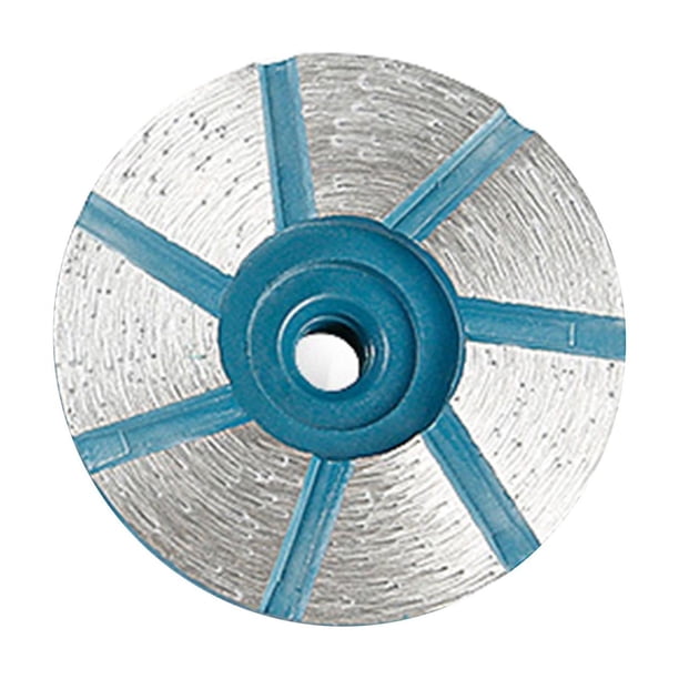 Muela de disco abrasivo de plano rueda de lijado de de cemento para pulir limpieza hormigón piedra mampostería Diámetro 7cm
