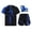 Blue, variant on Hansber Kids Boxing Outfit Kick Boxing Uniform Athletic T-Shirt Top with Muay Thai Shorts Trunks Boxing Gloves Set Blue 8
