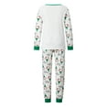 thumbnail image 6 of KelaJuan Christmas Family Pajamas Matching Set Santa Claus Print Long Sleeve Tops and Pants Sleepwear Soft Nightwear, 6 of 7