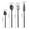 E, variant on Steak Knife Set 4-Piece Set Handle Stainless Steel Tableware Dessert Salad Spoon Fork Handle Steak Knife Fork Spoon Tea Spoon