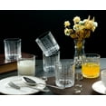 thumbnail image 5 of Lorren Home Trends 11 Ounce Double Old Fashion Drinking Glass-Textured Cut Glass, Set of 6, 5 of 6