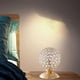 thumbnail image 2 of Lámpara de de cristal, de noche decorativa, de noche, moderna, lámpara de luz , lámpara de escritorio para dormito 20 centímetros Sunnimix Lámpara de noche, 2 of 7