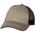 thumbnail image 2 of Valucap - Sandwich Trucker Cap - S102 - Khaki/ Black - Size: Adjustable, 2 of 3