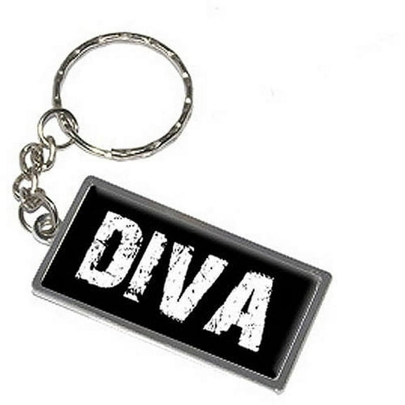 Diva Keychain Key Chain Ring