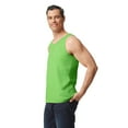 thumbnail image 5 of Gildan Heavy Cotton Tank Top for Men, Classic Fit Bound Neck Sleeveless Tank for Comfort, Neon Green, S, 5 of 5