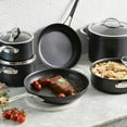 thumbnail image 2 of Anolon X Hybrid Nonstick Cookware Induction / Pots and Pans Set, 10 Piece - Dark Gray, 2 of 10