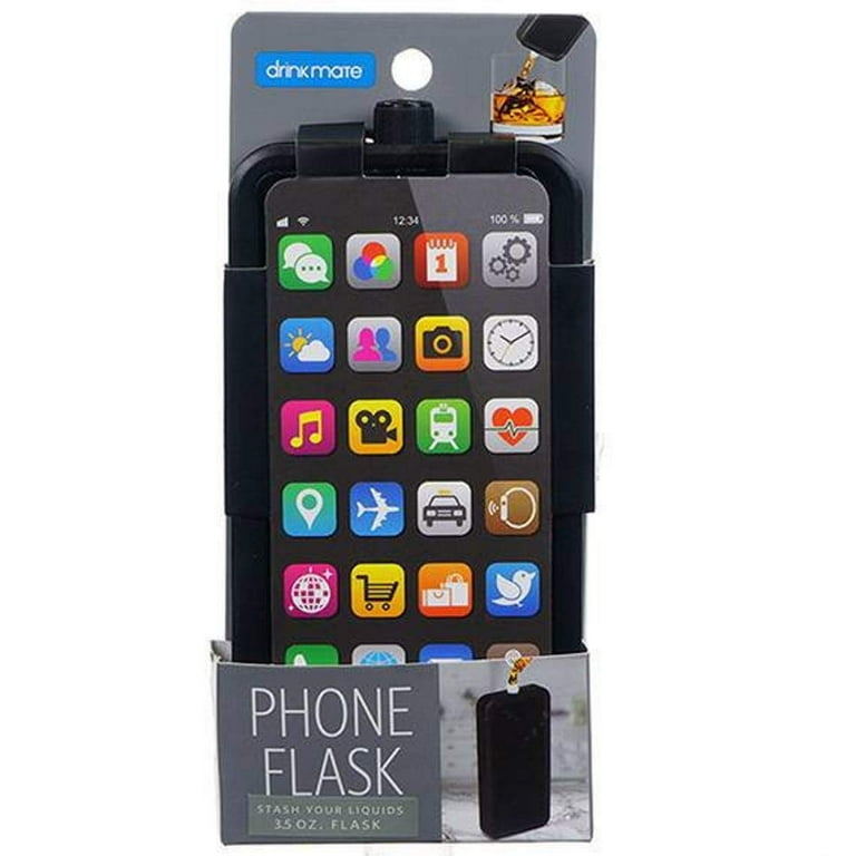 Drinkmate Phone Flask 3.5oz Liquid Drink Booze Container Drinkmate Phone Flask 3.5oz Liquid Drink Booze Container
