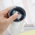 thumbnail image 5 of Tapas de repuesto para vasos delgados de 20 oz (paquete de 6), tapas de plástico resistentes a salpicaduras y derrames, boca de 2.75 pulgadas, compatibles con Yeti Rambler y otros vasos., 5 of 5