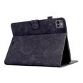 thumbnail image 6 of for iPad Pro 11 Inch (2024/2022/2021/2020/2018 Model), iPad Air 5/4 (10.9-Inch) Case, PU Leather Flip Case with Credit Card Slot Auto Sleep/Wake Kickstand Shockproof Full Body Ptotective, Black, 6 of 10