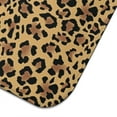 thumbnail image 5 of Brown and Black Leopard Print Dish Drying Mat for Kitchen 1 Pack, Ultra Absorbent Microfiber Dishes Drainer Mats,16"x18", 5 of 6