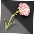thumbnail image 5 of IBASETOY Pink Alloy Flower Brooch Pin Carnation Lapel Clip Decorative Suit Jewelry, 5 of 8