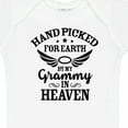 thumbnail image 4 of Inktastic Handpicked for Earth by My Grammy in Heaven with Angel Wings Boys or Girls Baby Bodysuit, 4 of 5
