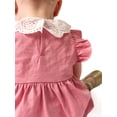 thumbnail image 5 of Modern Moments by Gerber Baby Girl Smocked Bubble Romper with Eyelet Collar, Sizes 0/3 Months - 24 Months, 5 of 11