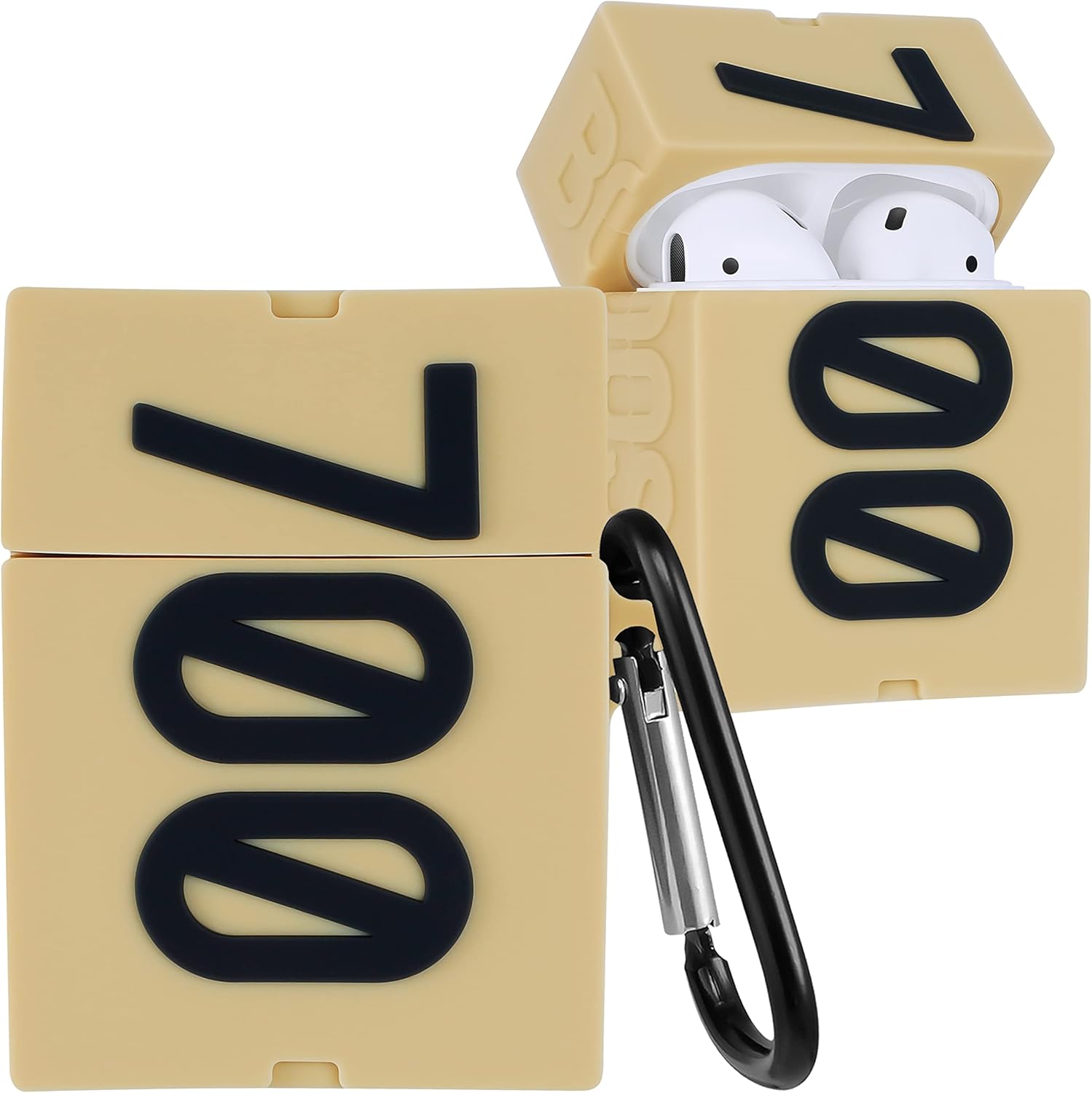 Holikmiko Case for AirPods Pro, Soft Silicone Shockproof, Cute 3D