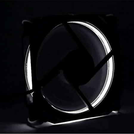 Quiet 120mm DC 12V 3+4pin LED effects Clear Computer Case Fan For Radiator (Best Computer Case Mods)