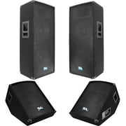 Bundle SA-122T, Pair of Dual 12 Inch PA/DJ Speaker Cabinets
