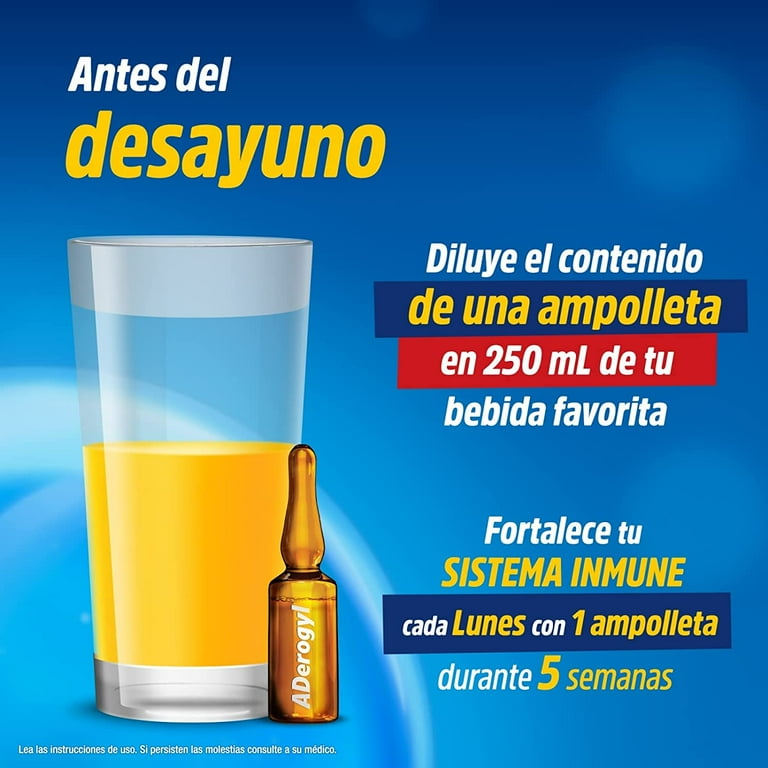 Aderogyl vitaminas A, C y D fortalece el sistema inmune, 5