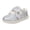 Silver, variant on Willtoo Girls Cute Lace-Up Walking Sneakers Lightweight Casual Shoes with Memory Foam Breathable Walking Shoes