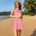 thumbnail image 3 of Disketp Happy Mother's Day para Vestido sin Mangas para Mujeres, Vestidos de Verano para Mujeres, Casual y Holgado para la Playa, 3 of 7