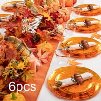 HomeKingdee Pumpkin Napkin Rings Fall Napkin Holders Thanksgiving Halloween Dinner Tables Rings for Thanksgiving Dinner Party Weddings Family Gatherings