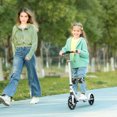 thumbnail image 2 of Qaba Trottinette pour Enfants de 6 à 12 Ans, Trottinette à Propulsion avec Hauteur Réglable, Blanc, 2 of 10