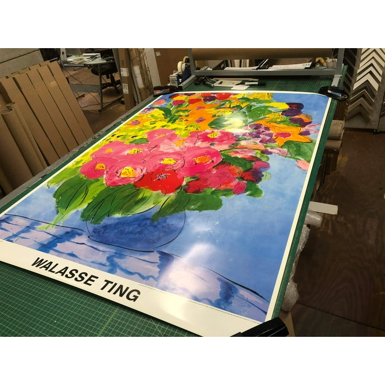 WALASSE TING The Colorful Bouquet of Flowers, 1989 - Walmart.com