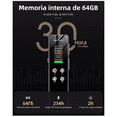 thumbnail image 3 of Grabadora de Voz Portatil BLOOSOM Reducción Del Ruido MP3 64GB, 3 of 4