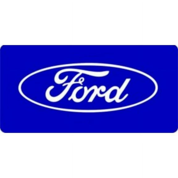 212 Main LPO144 6 x 12 in. Ford Blue License Plate