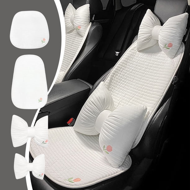 Cojines para Asientos de Coche para Mujer, Reposacabezas Cómodos, Cojines para Asientos, Respaldos, Soporte Lumbar, Cojines para Sillas de Coche y de Oficina.