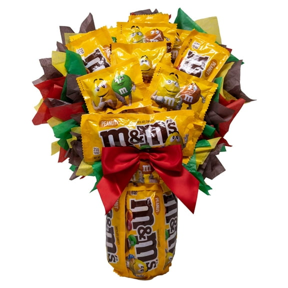 Peanut M&M's Candy Bouquet
