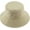Khaki, variant on CoCopeaunts Cotton Bucket Hats for Women Lightweight Packable Beach Big Brim Fisherman Hat with Adjustable Chin Strap Sun Cap