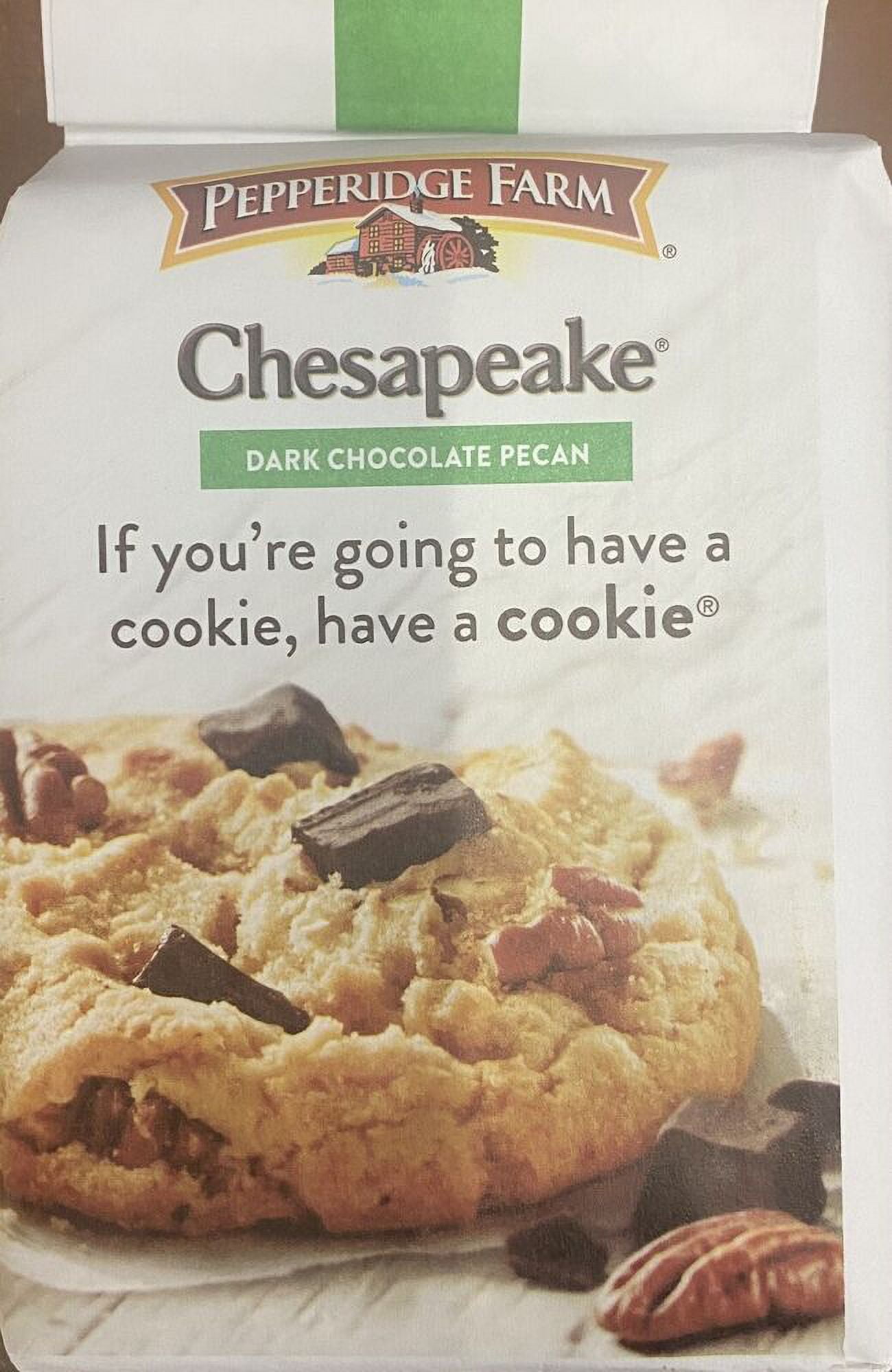 4x Pepperidge Farm Chesapeake Dark Chocolate Pecan Cookies 7.2 oz - 4 BAGS BULK