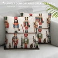 thumbnail image 3 of JEUXUS Holiday and Seasonal Decorative Throw Pillow 'Nutcrackers', 3 of 5