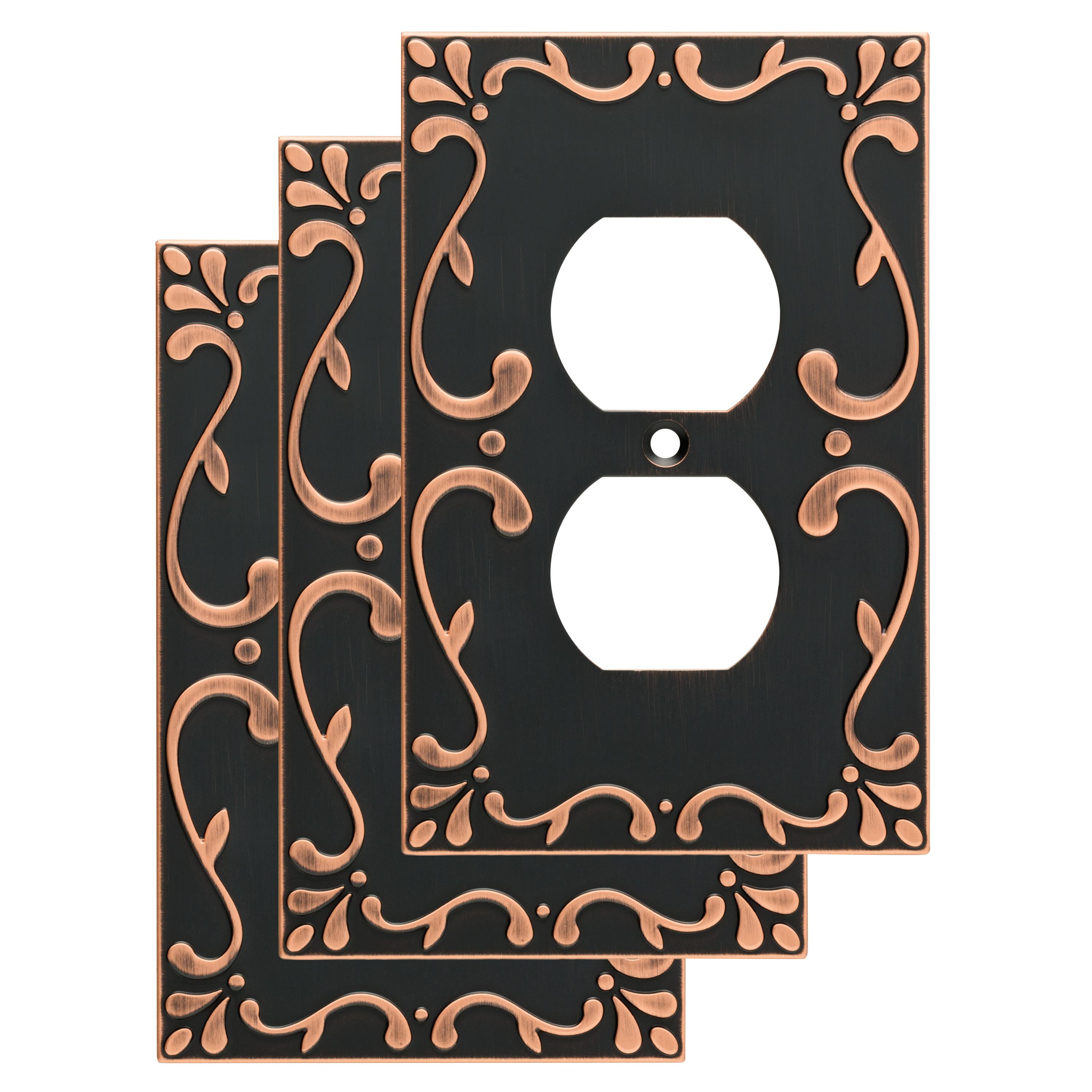 Franklin Brass Classic Lace Single Duplex Wall Plate, 3 Pack Walmart