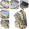 thumbnail image 4 of Border Collie and Australian Shepherd Backpack for School, Cute School Bag with Adjustable Shoulder Straps and Padded Back, 16.9"x12.6"x5.9", 4 of 5