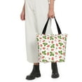 thumbnail image 4 of Bingfone Strawberry Floral Women Shoulder Tote Bags Casual Bag Ladies Shopping Handbag, 4 of 6