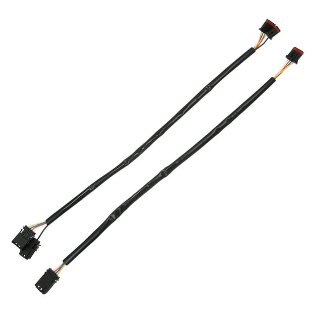 Unique Bargains 1pair 14 Inch Handlebar CAN Bus Circuit Wire Cable Extension Harness for Harley Softail Touring