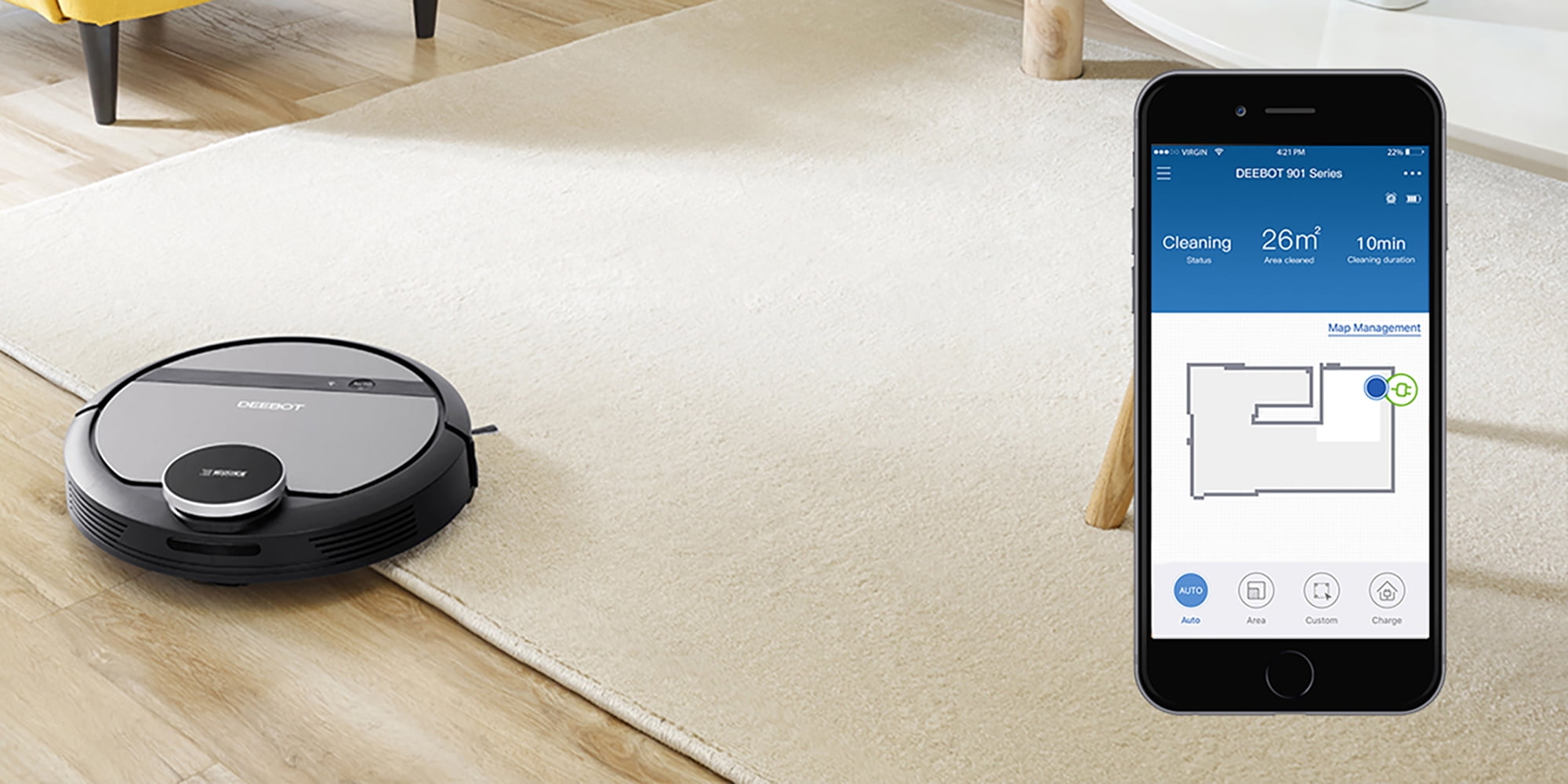 Ecovacs DEEBOT 901 Robot Vacuum Cleaner 