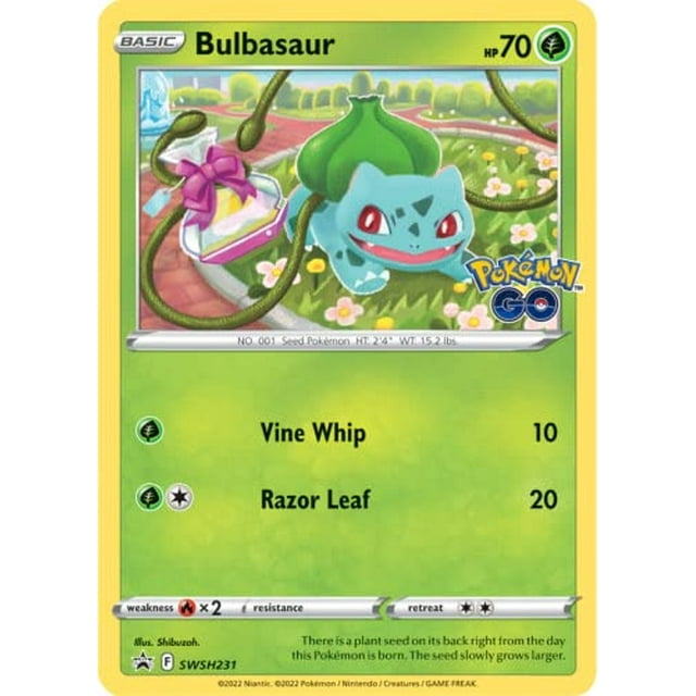 Pokémon TCG Colección de Pines de Pokémon Go Bulbasaur Pokémon