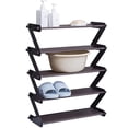 thumbnail image 4 of Yuarrent Estante para zapatos, soporte para zapatos de 4 niveles, organizador de almacenamiento de plástico en forma de Z para el dormitorio Almacenamiento y organización del hogar, 4 of 4