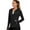 *2-Black, variant on VBVC Women's UPF 50 Quarter Zip Hooded Sun Shirt,Golf Hiking Breathable Blouse For Women,Ladies Long Sleeve Jacket with Thumb Holes and Pockets,Hot Pink,S-2XL