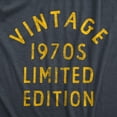 thumbnail image 2 of Womens Vintage 1970s Limited Edition T Shirt Funny Cool 1970 Theme Classic Tee for Ladies Womens Graphic Tees, 2 of 9
