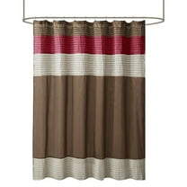 Gracie Mills Nixon Faux Silky Lightweight Shower Curtain - GRACE-3783