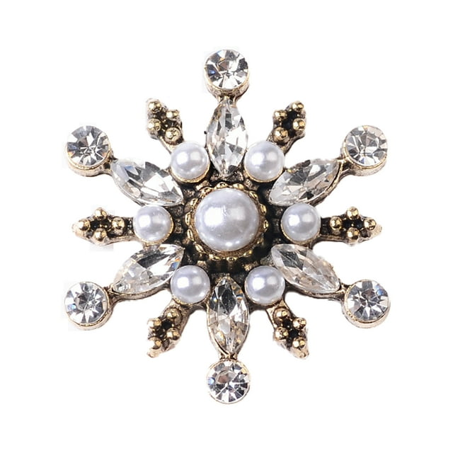 Qarigey Botones de diamantes de imitación de perlas, sombreros de Metal para festivales, Clip para zapatos, joyería DIY, accesorios Ropa, zapatos y accesorios Miscelánea Tipo 1