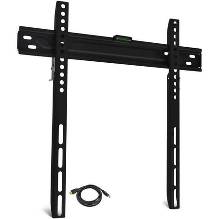 ONN Low-Profile, Universal Wall Mount for 19" to 60" Flat-Panel TVs with HDMI Cable (ONA16TM012E)