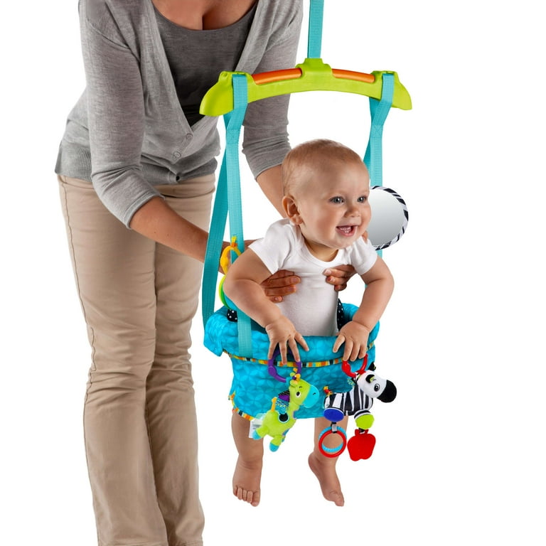 Bright Starts Bounce n Spring Deluxe Door Jumper with Take Along Toys Ages 6 months