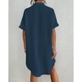thumbnail image 6 of ZANKLEY Women Swimsuit Coverup Shirt Dress Button Down Bathing Suit Cover Up Beachwear, 6 of 13