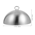 thumbnail image 2 of KAKOWELY 1Pc Metal Dome Lid for Grilling and Use 11.8x11.8x5.5in, 2 of 8
