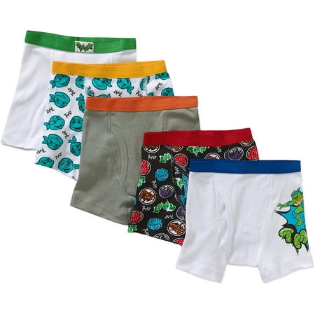 Teenage Mutant Ninja Turtles Toddler Boys Boxer Briefs Underwear, 5 ...