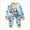 A1-1-Light Blue, variant on NIEWTR Toddler Girls Kids Pajamas Pjs Long Sleeve Snug fit 12M-8Y 2pcs Soft Jammies Loungewear Long sleeve Pjs for Girls 6 9 12 18 24 Months 2T 3T 4T (4-5 Years)